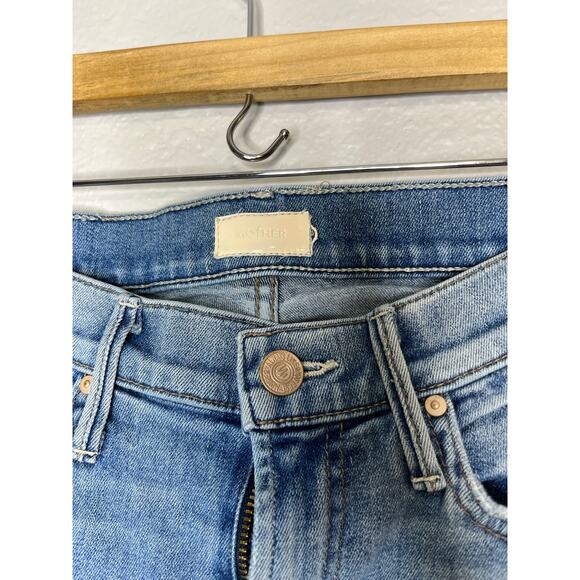 MOTHER Rascal Ankle Snippet Jeans Wild At Heart 24 - Picture 6 of 13